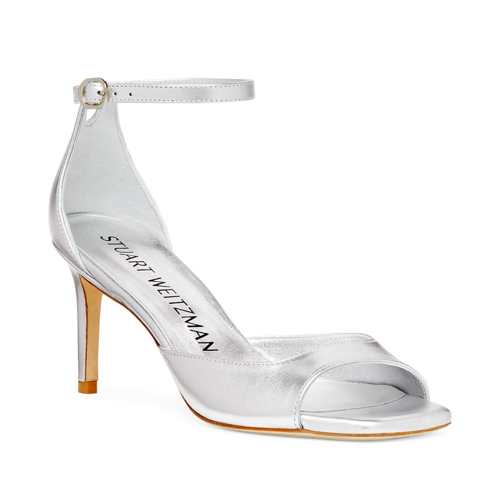 Stuart Weitzman Nudistia Ankle Strap High Heel Sandal